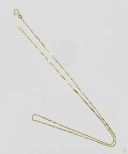 Venetsiakaulaketju, pituus 50,0cm, 585, paino 5,4g Vikt: 5,4 g
