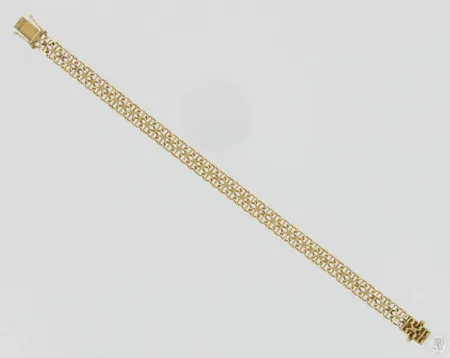 X-lenkkiranneketju, pituus 19,0cm, 585, paino 9,9g Vikt: 9,9 g