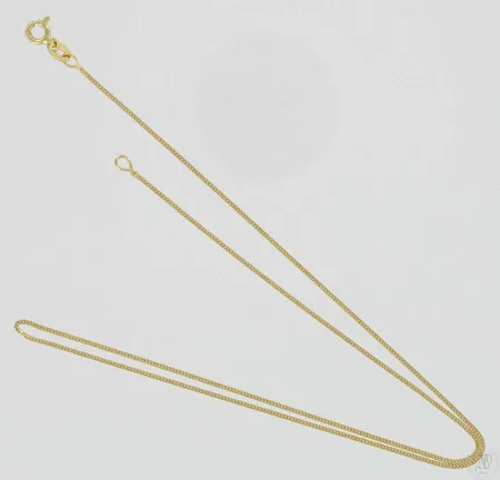 Panssarikaulaketju, pituus 42,0cm, 585, paino 1,7g Vikt: 1,7 g