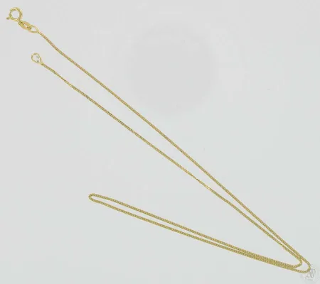 Panssarikaulaketju, pituus 38,0cm, 585, paino 1,1g Vikt: 1,1 g
