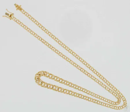Bismarckkaulaketju, pituus 42,0cm, 750, paino 8,1g Vikt: 8,1 g