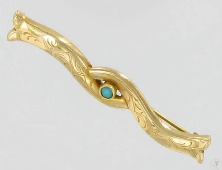 Kivirintakoru, valmistettu 1950, 585br, paino 1,9g Vikt: 1,9 g