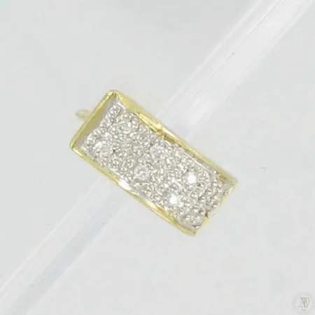 Timanttikorvakoru 8xn.0.005ct, viallinen, 585, paino 1,0g Vikt: 1   g