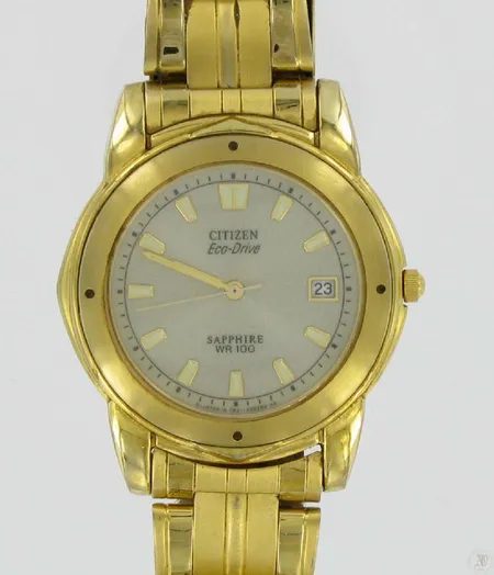 Miesten teräsrannekello Citizen Eco-Drive Saphire WR 100