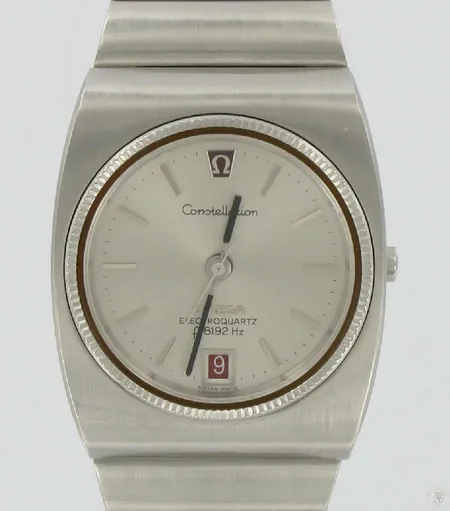 Miesten teräsrannekello Omega Constellation electroquartz f 8192 Hz