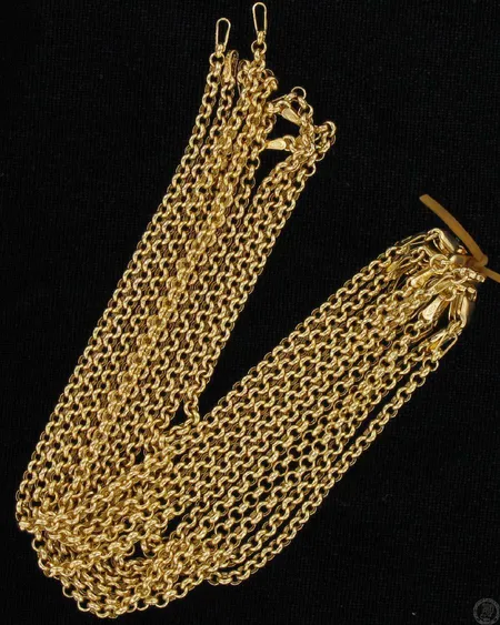 10 Papuranneketjua pituus 18,5cm 585 paino 17,6g Vikt: 17,6 g