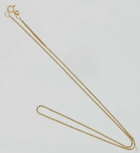 Venetsiakaulaketju, pituus 45,0cm, 585, paino 5,8g Vikt: 5,8 g
