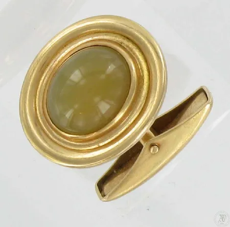 Kivikalvosinnappi, 585br, paino 5,7g Vikt: 5,7 g