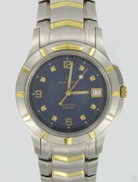 Miesten teräsrannekello Candino Sapphire 100 meters, quartz, lukon salvassa kaiverrus