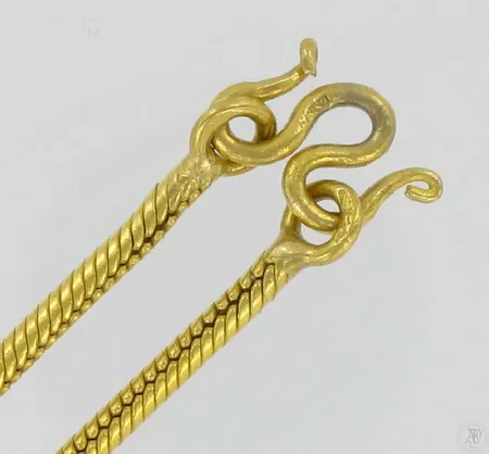 Käärmekaulaketju, pituus 46,0cm, 965, paino 45,6g Vikt: 45,6 g