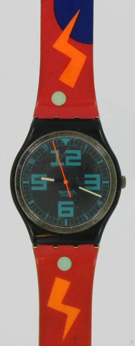 Rannekello Swatch, 7426-P, quartz, AG1987, lasi kulunut