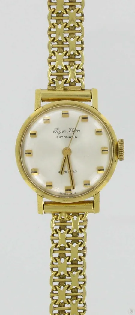 Kultarannekkello Eiger luxe automatic 21 kiv. kaivertamaton 750 paino 24,8g