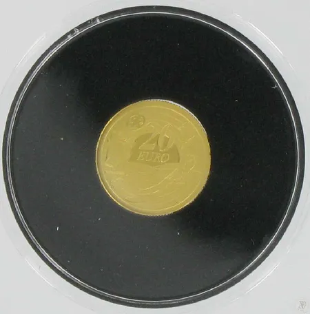Kultaraha 20e, 999 paino 1,24gr todistus Vikt: 1,2 g