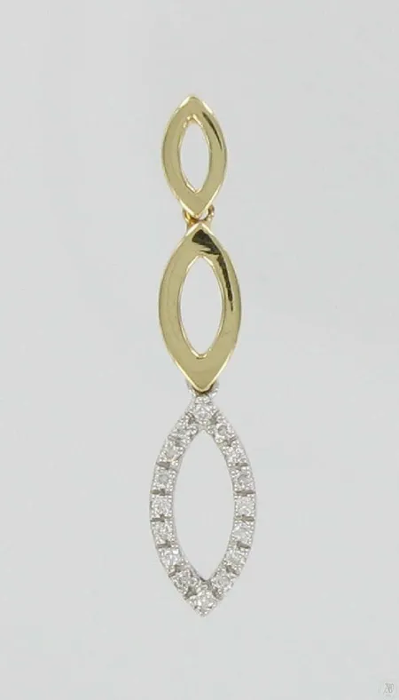 Timanttiriipus 16xn.0.005ct, 585, paino 1,6g Vikt: 1,6 g