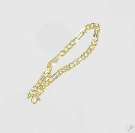 Ranneketju, pituus 18,5cm, 585, paino 7,7g Vikt: 7,7 g