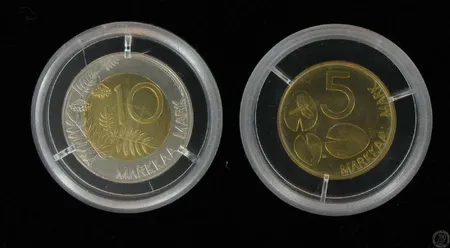 2 rahaa, 10mk ja 5mk