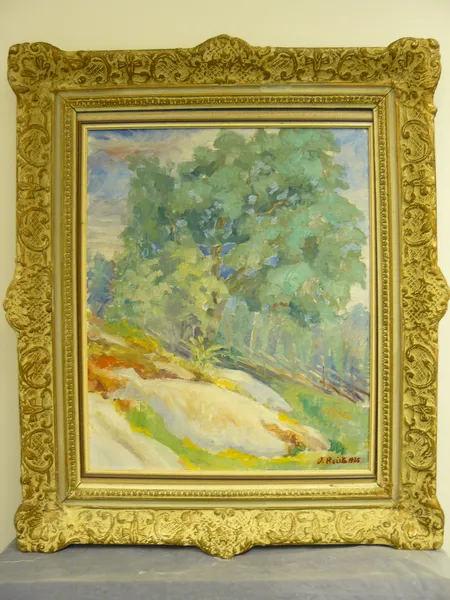 Taulu, öljyvärimaalaus, koko 37X44cm, tekijä tuntematon