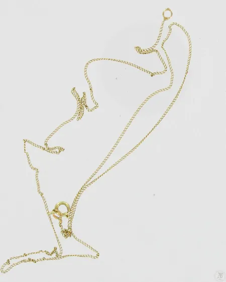 Panssarikaulaketju, pituus 49,0cm, 585, paino 1,1g Vikt: 1,1 g