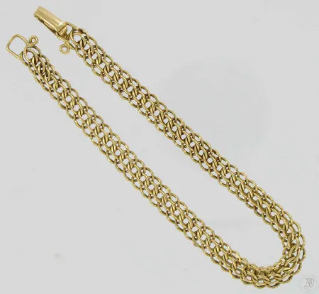 Ranneketju, pituus 19,0cm, 585, paino 12,1g Vikt: 12,1 g
