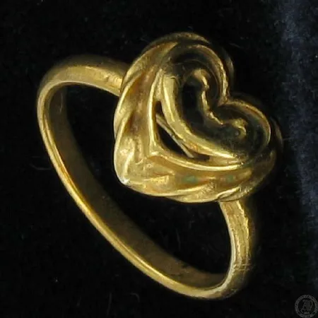 Sormus, Talon sydän, Kalevala Koru, koko 14½, pronssi