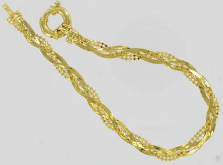 Ranneketju, pituus 19cm, 585, paino 5,6g Vikt: 5,6 g