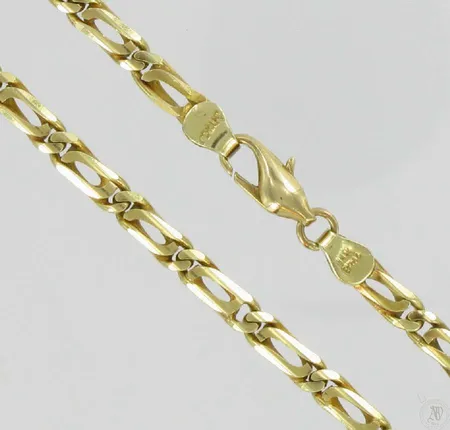 Kaulaketju, pituus 50,5cm, 585, paino 29,2g Vikt: 29,2 g