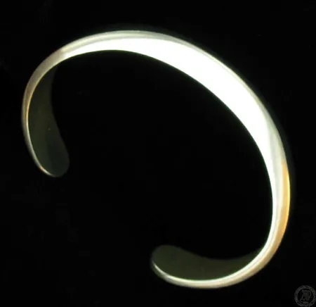 Hopeinen rannerengas, 925, paino 30,0g Vikt: 30   g