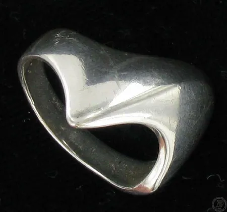 Hopeasormus, koko 18¼, kaivertamaton, 925, 4,7g Vikt: 4,7 g