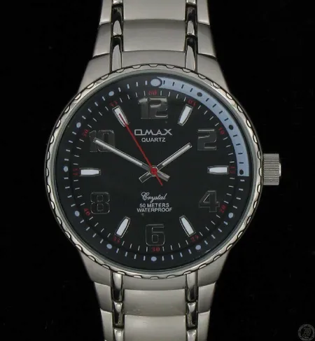 Miesten teräsrannekello Omax, quartz