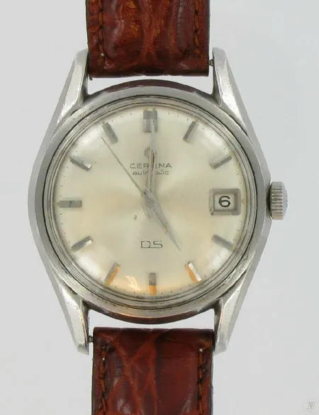 Miesten teräsrannekello Certina, automatic, DS, viallinen, nahkaranneke