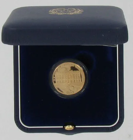 Kultaraha, Talviolympialaiset Torino 2006, nimellisarvo 20_, kotelossa, mukana todistus, 900, paino 6,4g Vikt: 6,4 g