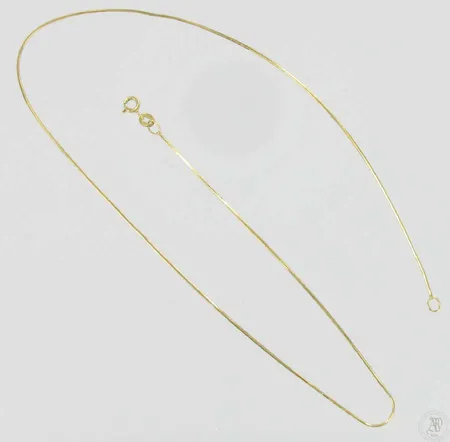 Kaulaketju, pituus 45,5cm, 585, paino 3,8g Vikt: 3,8 g