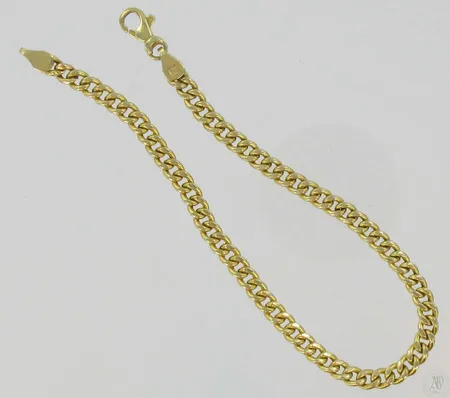 Panssariranneketju, pituus 21,0cm, 585, paino 4,6g Vikt: 4,6 g
