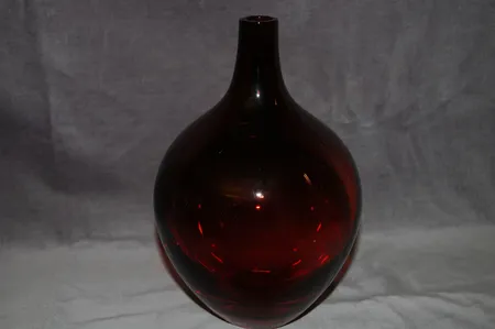 Lasipullo, rubiininpunainen, 200mm