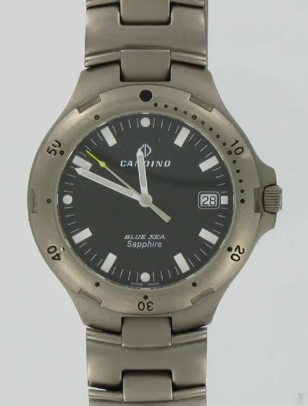 Miesten rannekello Candino Blue Sea Saphire, 10ATM, quartz, yksi rannekkeen tappi puuttuu
