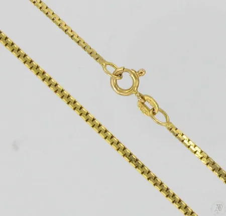 Kaulaketju, pituus 60,0cm, 585, paino 7,5g Vikt: 7,5 g