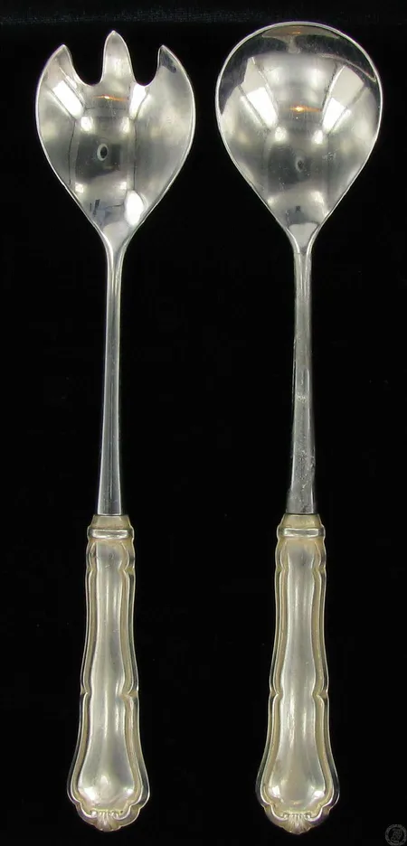 Salaattiottimet Chippendale kaivertamattomia 830br paino 213g Vikt: 213   g