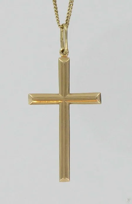 Panssarikaulaketju pituus 47cm, ristiriipus korkeus 3,0cm 585 paino 3,0g Vikt: 3   g