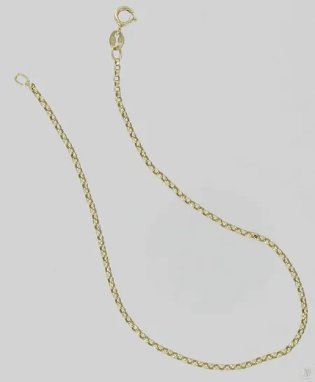 Ranneketju pituus 18cm 585 paino 1,2g Vikt: 1,2 g