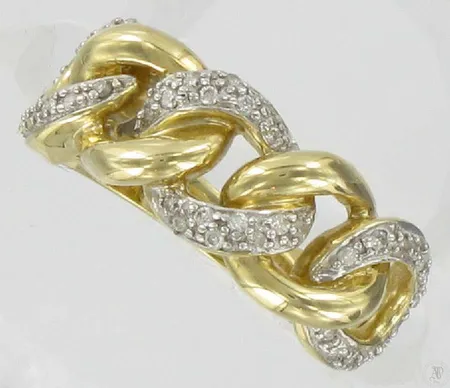 Timanttisormus 42xn.0,005ct kaivertamaton, koko 17½, 585 paino 7,1g Vikt: 7,1 g