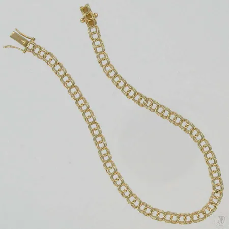 Bismarcranneketju, pituus 19,5cm, 585, paino 4,7g Vikt: 4,7 g