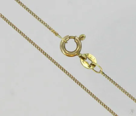 Panssarikaulaketju, pituus 38,0cm, 585, paino 1,3g Vikt: 1,3 g