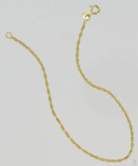 Cordellranneketju, pituus 17,5cm, 585, paino 1,0g Vikt: 1   g