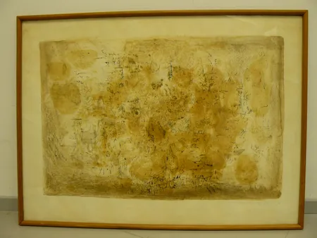 Taulu, värilitografia, koko 42X65cm, signeerattu Zao-Wou-Ki -56 84/120