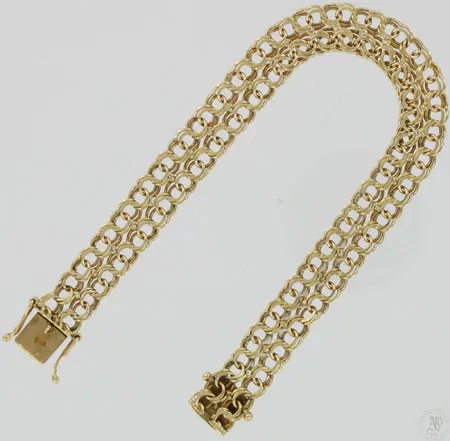 Bismarkranneketju pituus 19,5cm, 585 paino 13,5g Vikt: 13,5 g