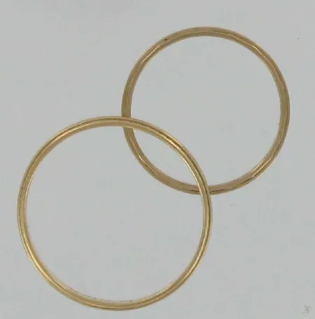 Timanttisormus 3xn.0,005ct, kaiverrettu, koko15¾, 585, paino 1,4g Vikt: 1,4 g