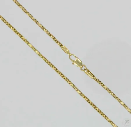 Kaulaketju, pituus 42,5cm, 585, paino 3,8g Vikt: 3,8 g