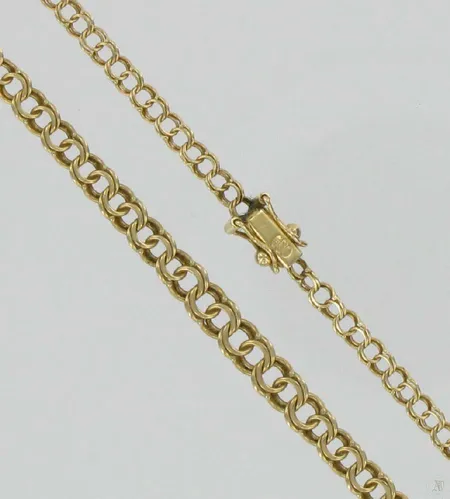 Bismarckkaulaketju, pituus 45,0cm, 585, paino 5,4g Vikt: 5,4 g