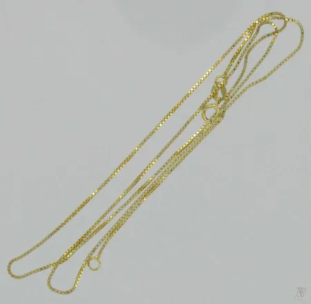 Venetsia kaulaketju, pituus 45,0cm, 585, paino 1,7g Vikt: 1,7 g