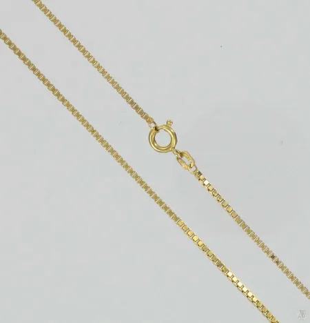 Venetsiakaulaketju, pituus 45,0cm, 585, paino 5,7g Vikt: 5,7 g